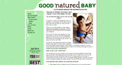 Desktop Screenshot of goodnaturedbaby.com